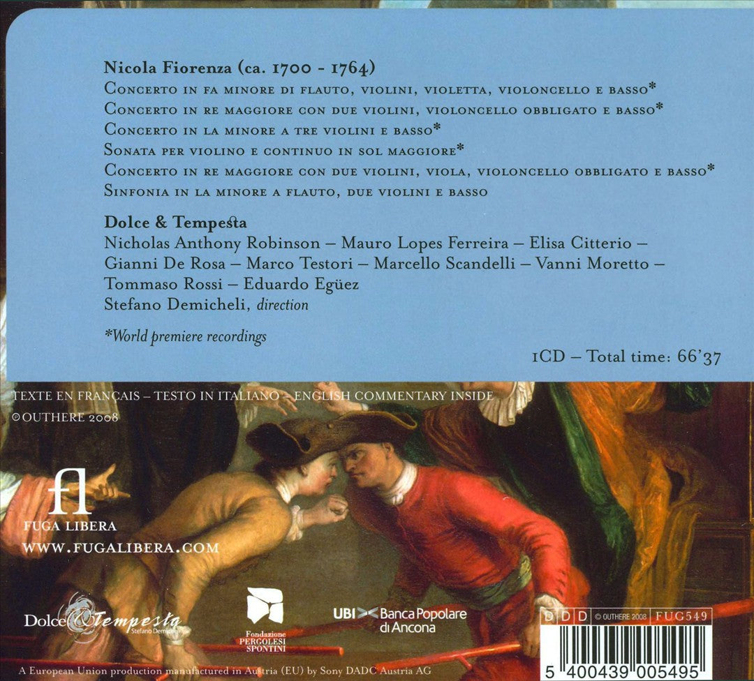 Nicola Fiorenza: Concerti & Sonate cover art