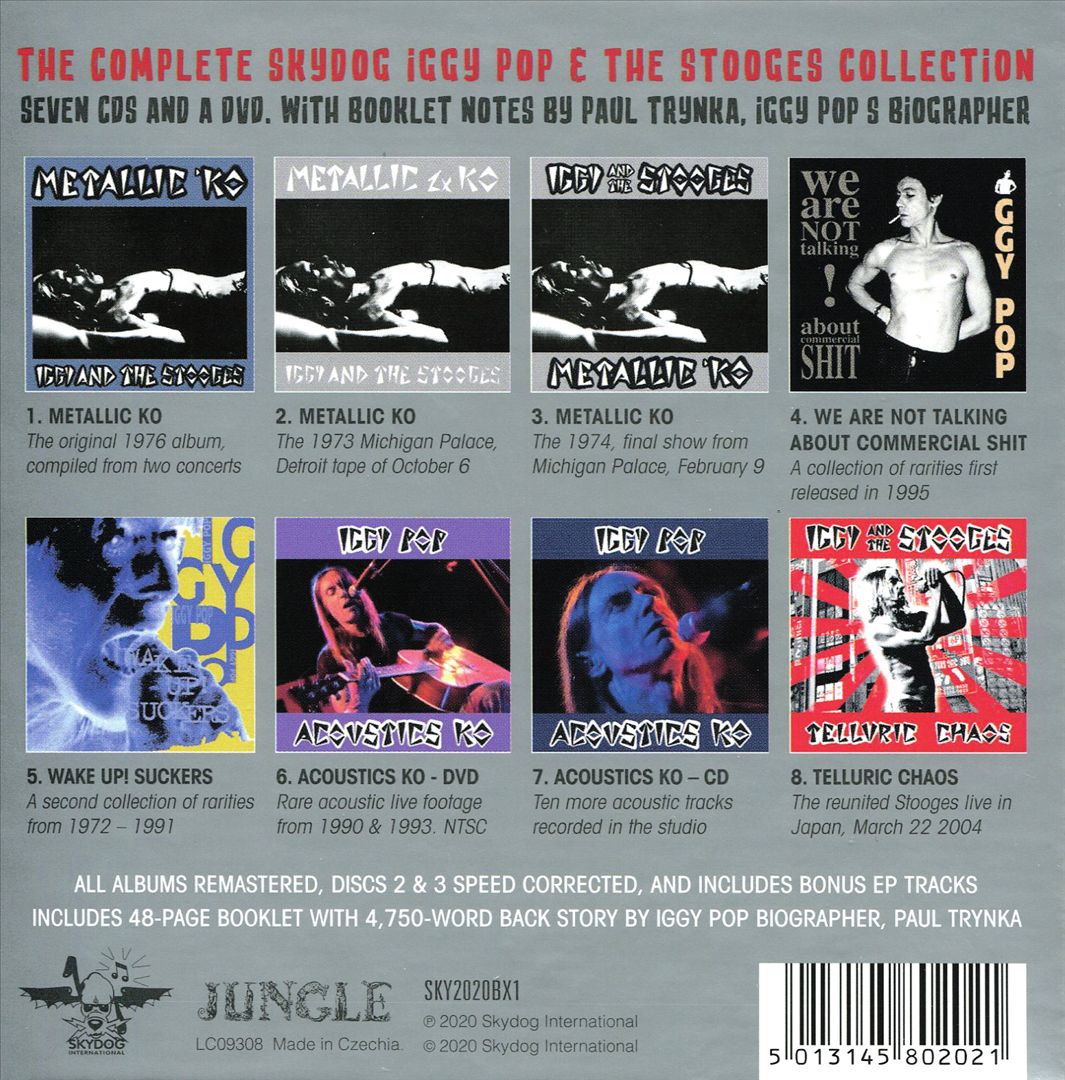From K.O. to Chaos: The Complete Skydog Iggy Pop & the Stooges Collection cover art