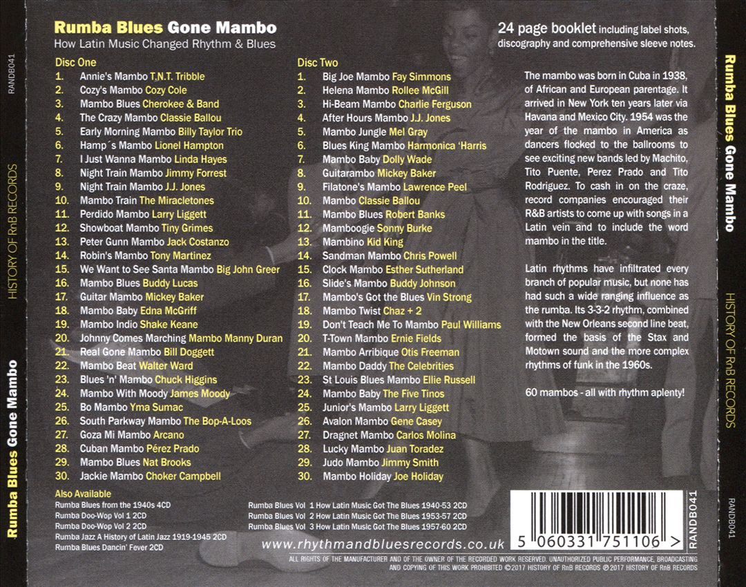Rumba Blues: The Mambo Years (How Latin Music Changed R&B) cover art