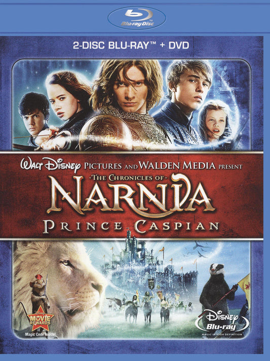 Chronicles of Narnia: Prince Caspian [2 Discs] [Blu-ray/DVD] cover art
