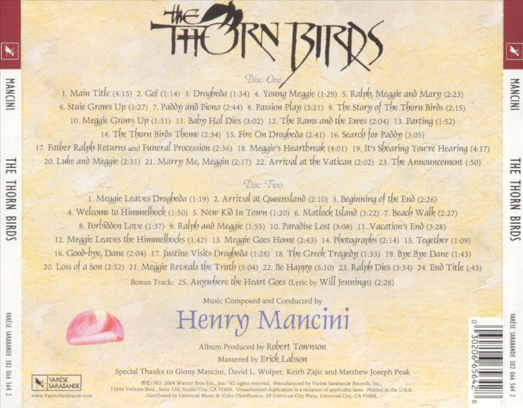 Thorn Birds [Original TV Soundtrack] cover art