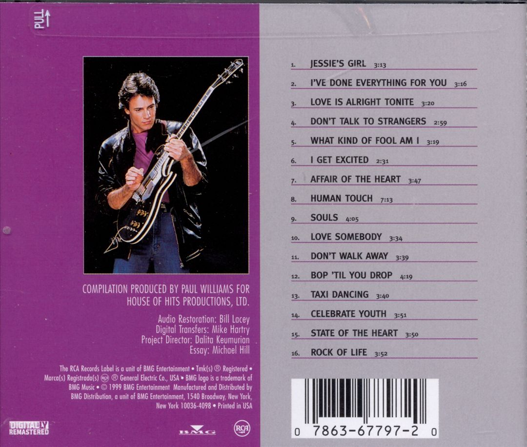 Best of Rick Springfield [RCA] cover art