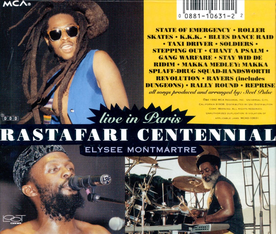 Rastafari Centennial: Live in Paris - Elysee Montmartre cover art