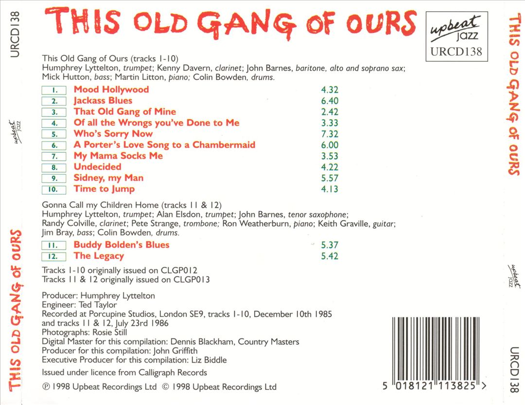 This Old Gang of Ours cover art