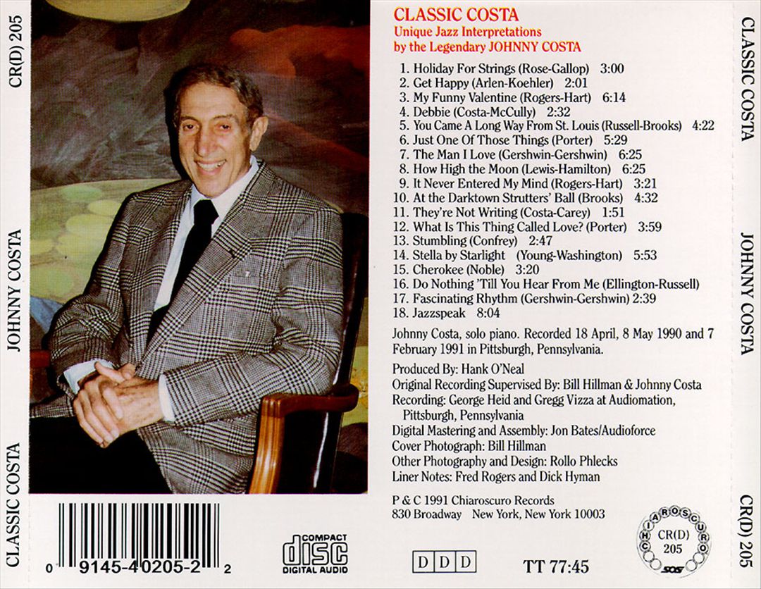 Classic Costa cover art