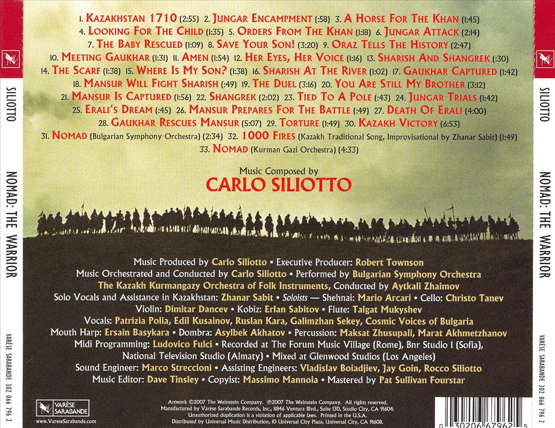 Nomad the Warrior [Score] cover art