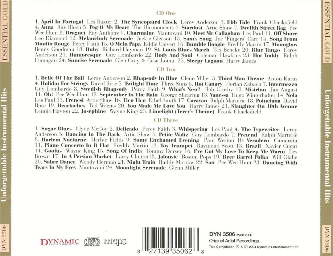 Unforgettable Instrumental Hits cover art