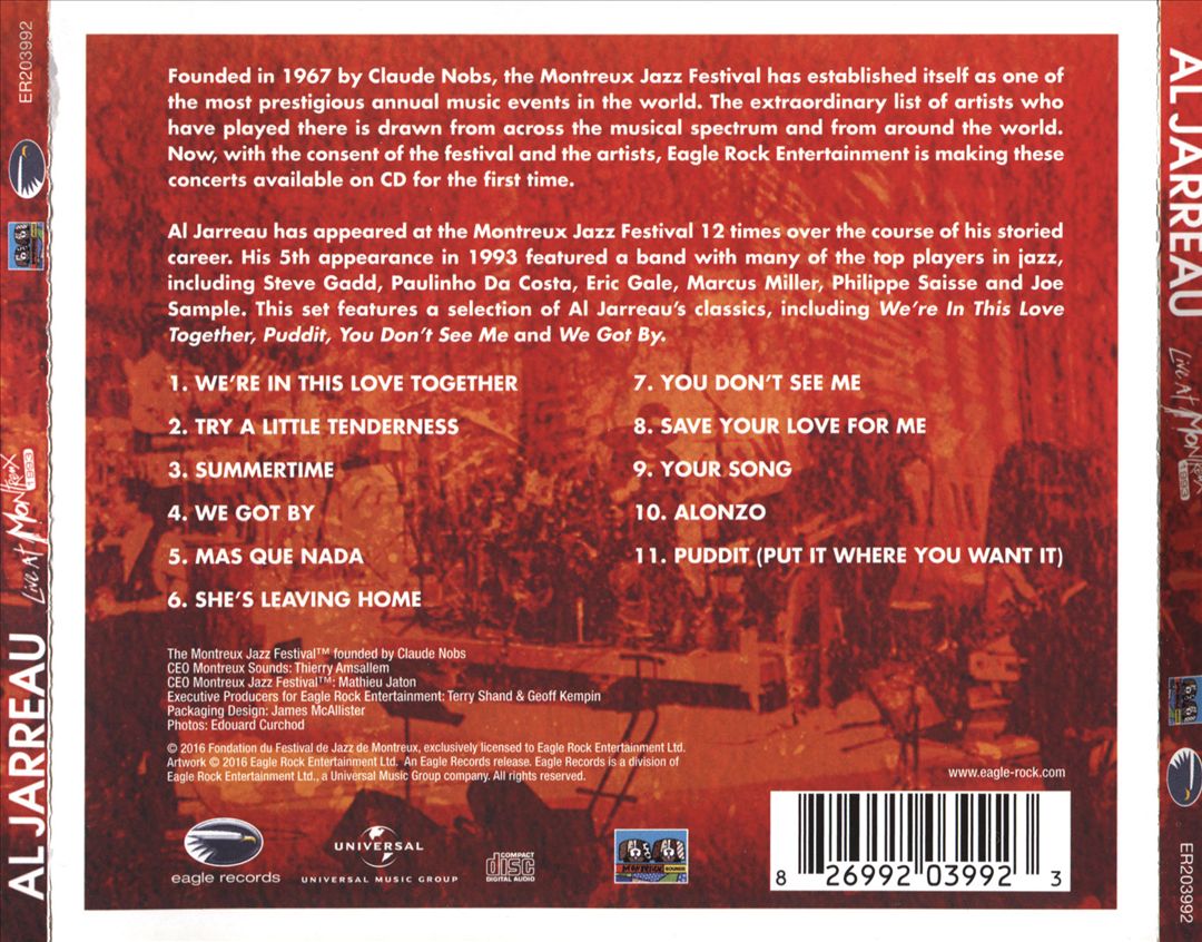 Live at Montreux 1993 cover art