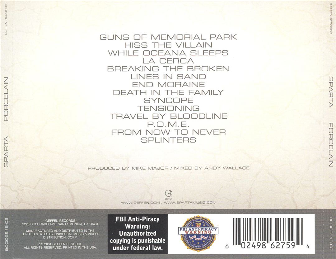 Porcelain cover art