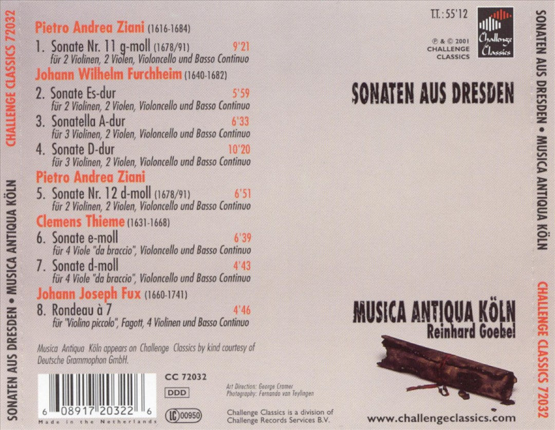 Sonaten aus Dresden cover art
