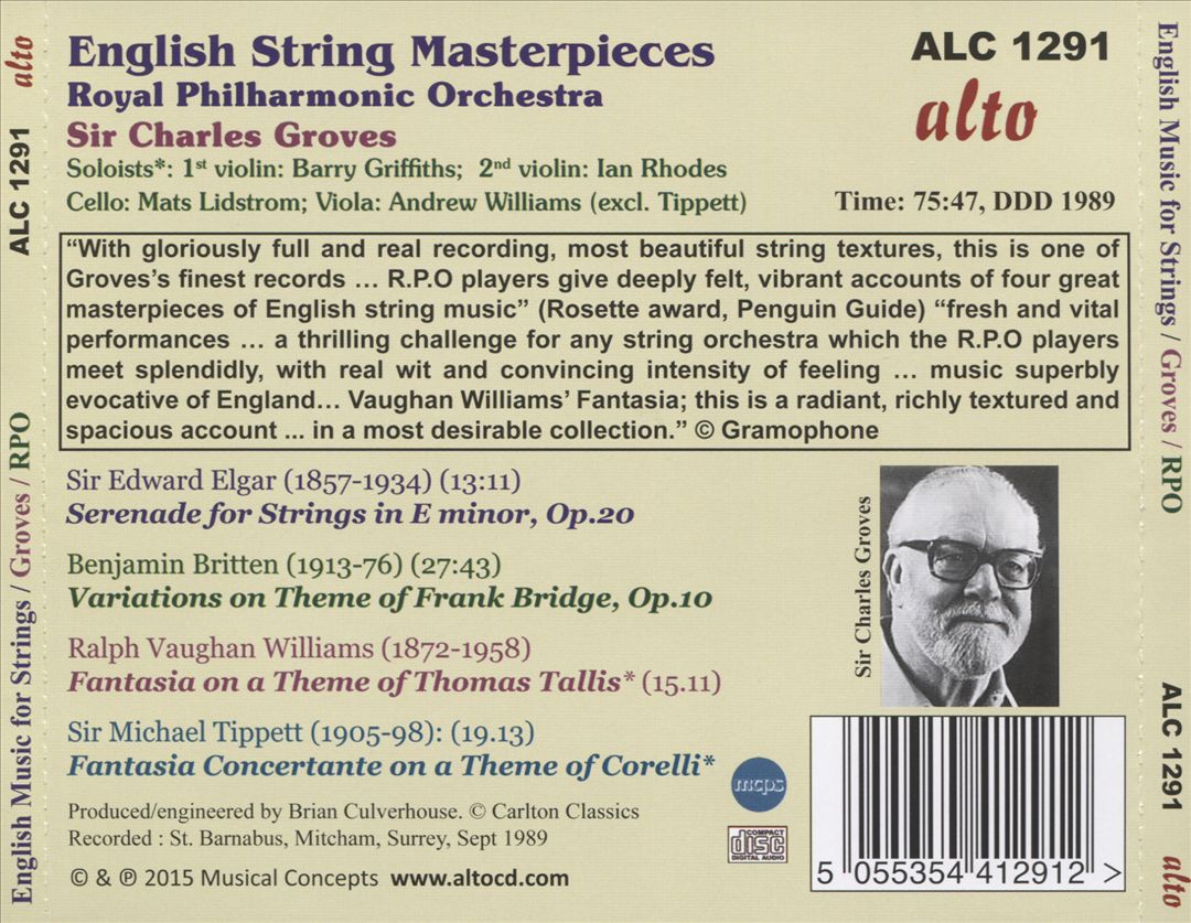 English Music for Strings cover art