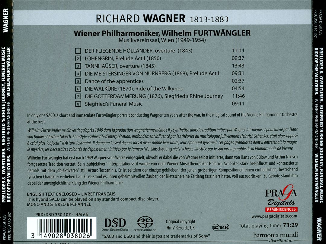 Wagner: Orchestral Music cover art