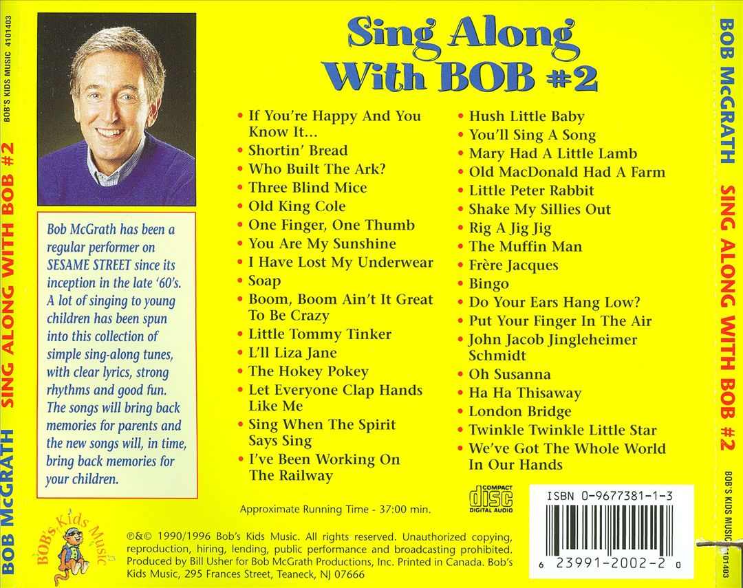 Sing Along With Bob, Vol. 2 cover art