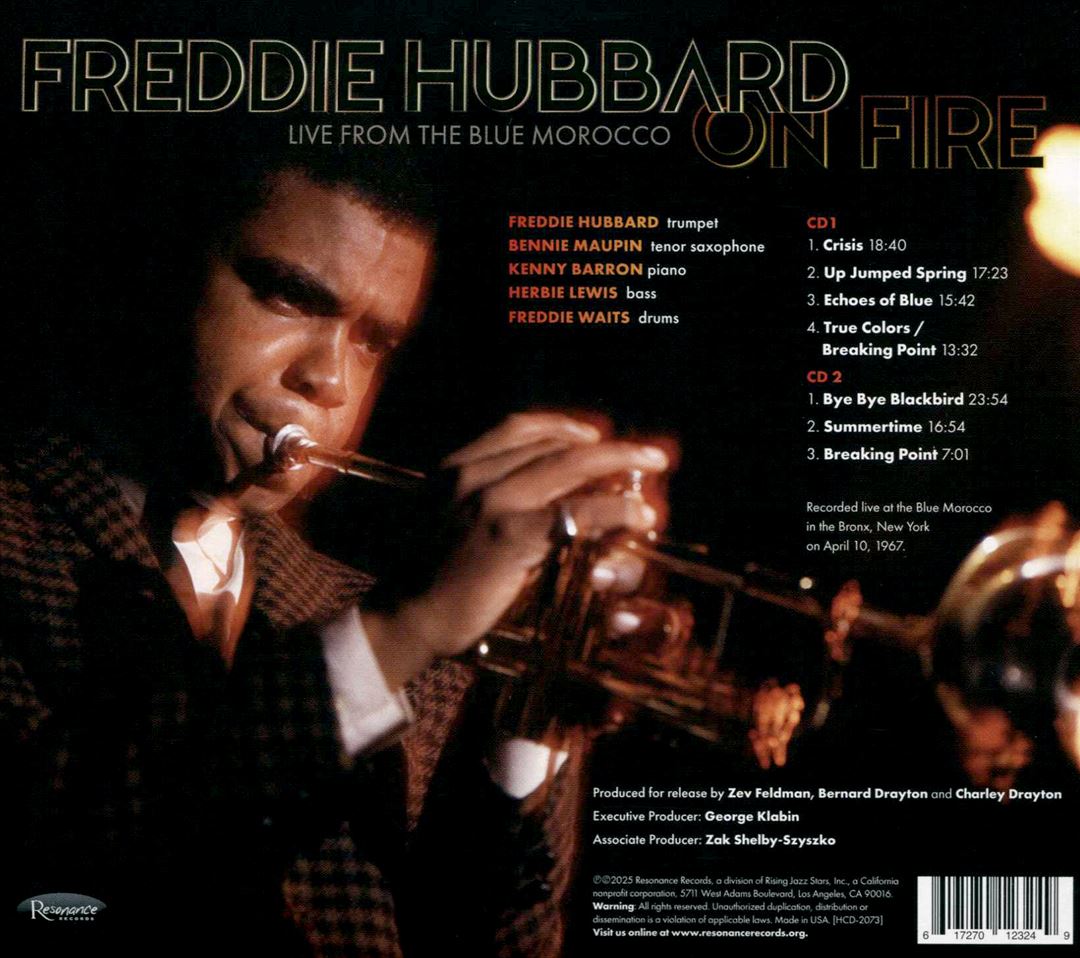 On Fire: Live from the Blue Morocco [2 CD] cover art