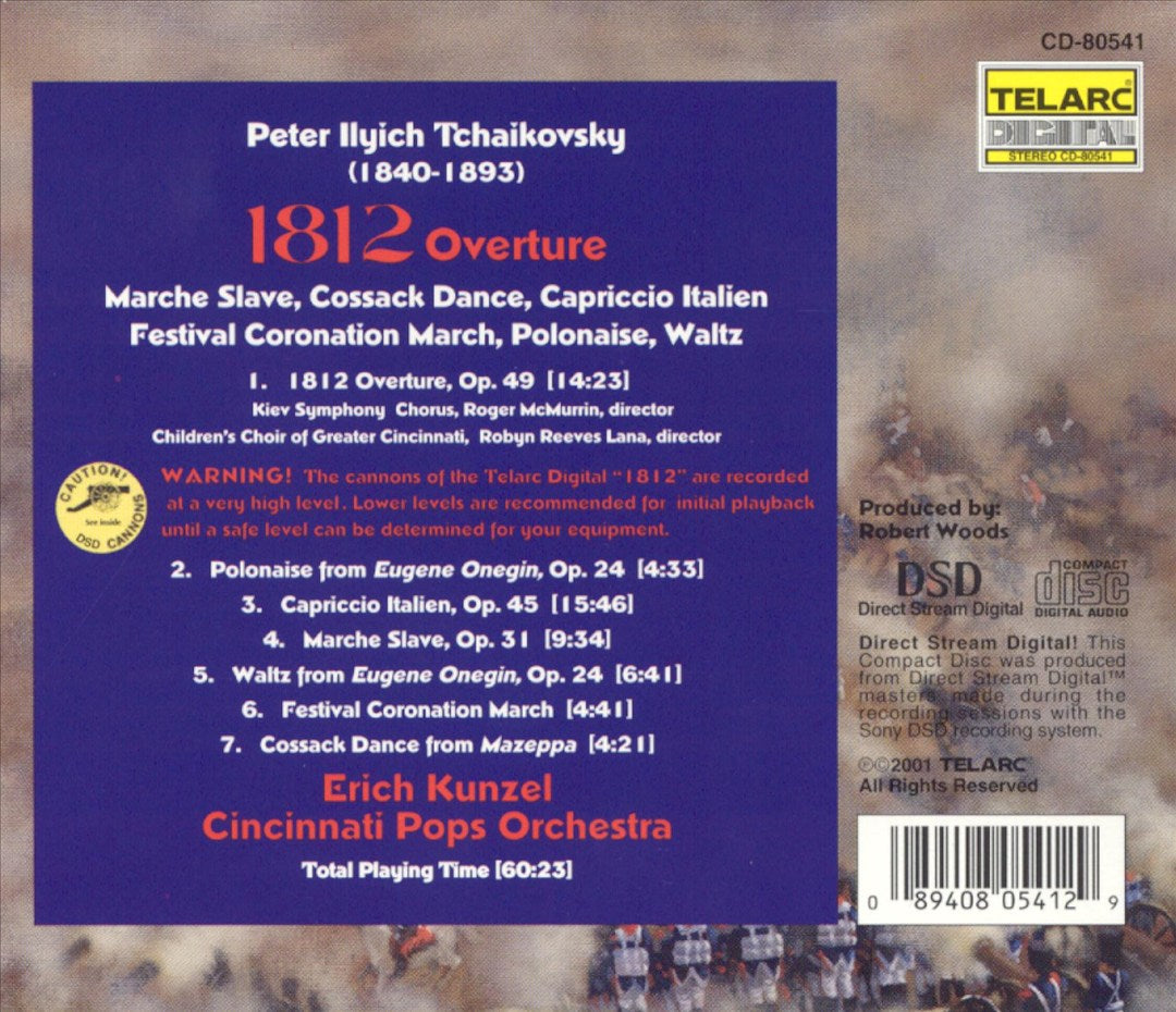 Tchaikovsky: 1812 Overture & Other Orchestral Works cover art