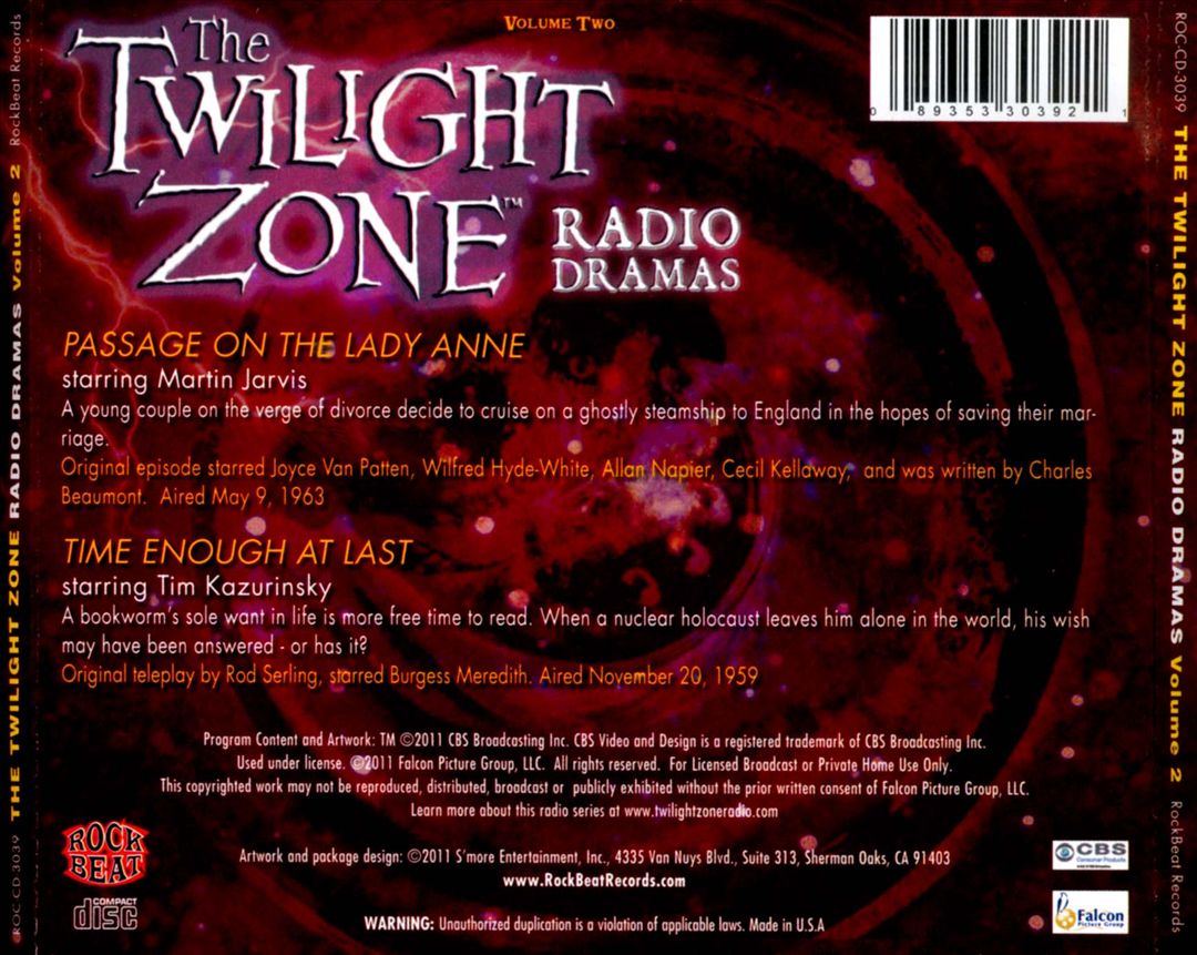 Twilight Zone Radio Dramas, Vol. 2 cover art