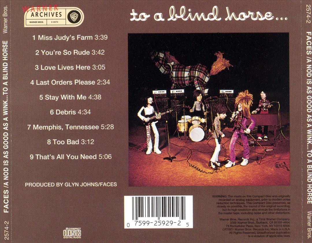 Nod Is as Good as a Wink... To a Blind Horse cover art