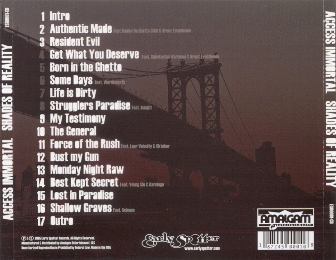 Shades of Reality cover art