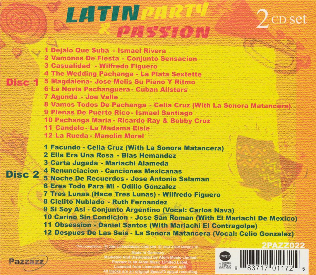 Latin Party and Passion cover art
