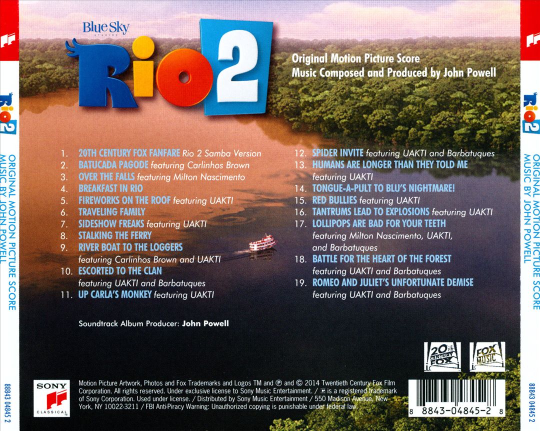 Rio 2 [Score] [Original Motion Picture Soundtrack] cover art