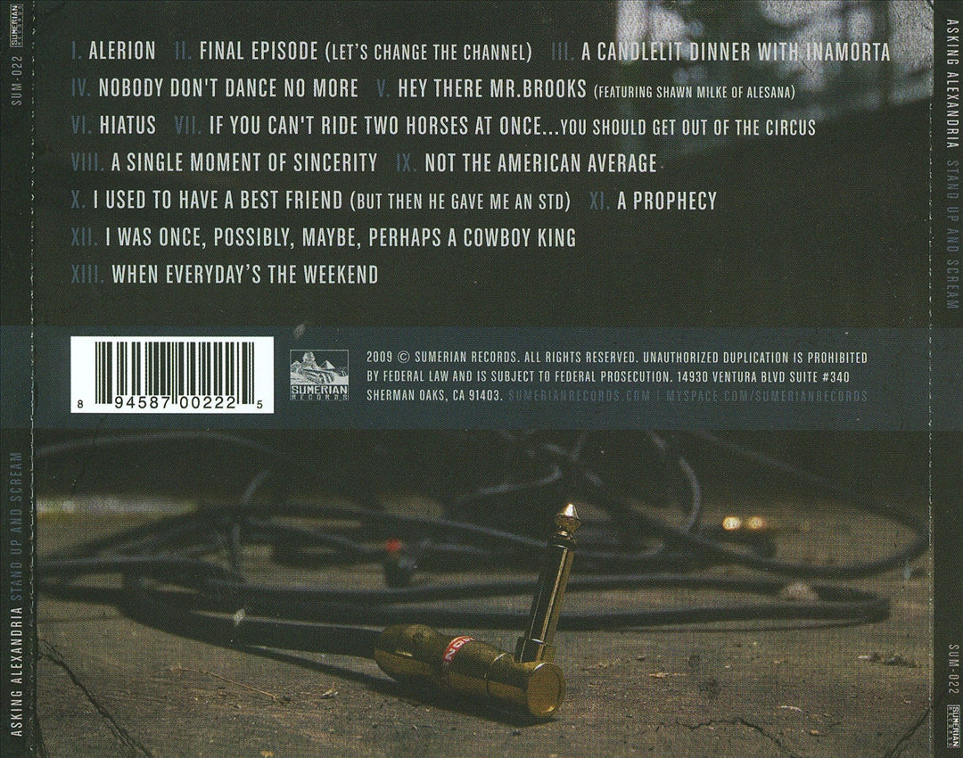 Stand Up and Scream cover art