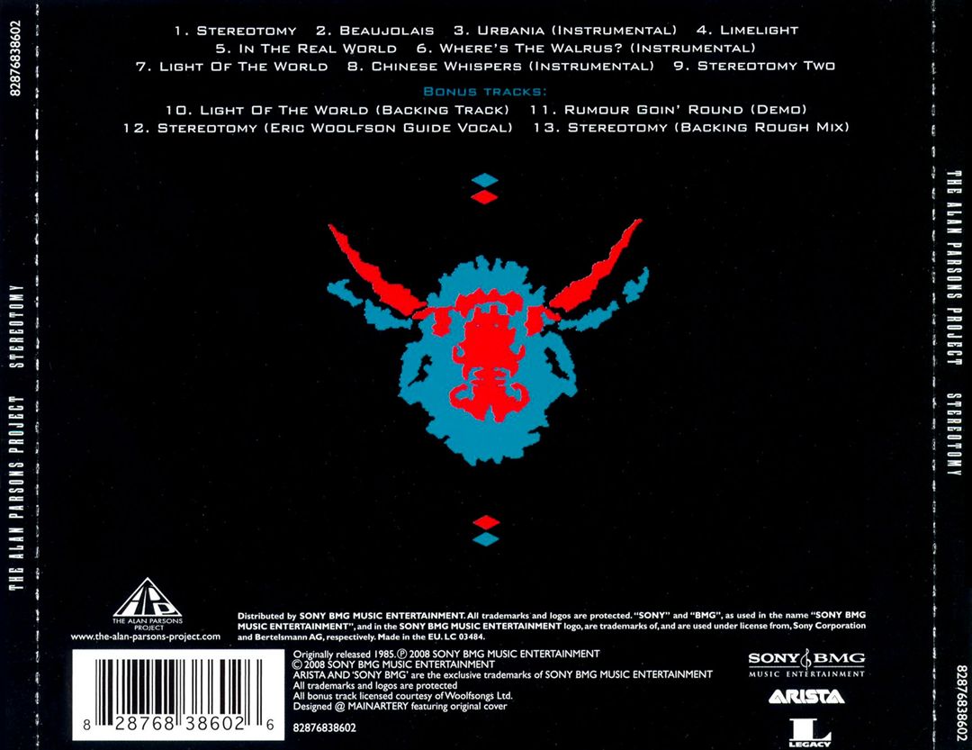 Stereotomy [Bonus Tracks] cover art