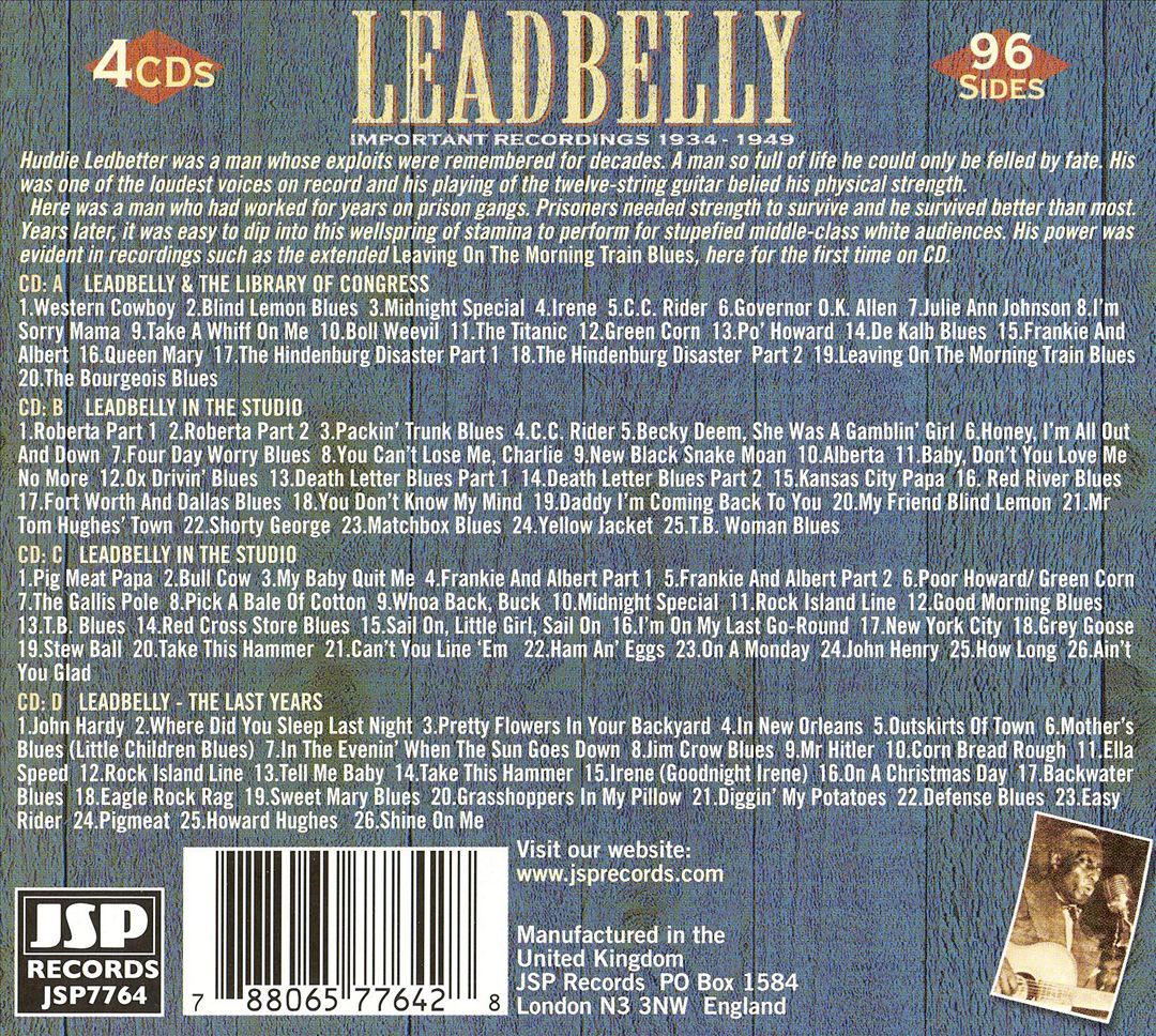 Important Recordings 1934-1949 cover art