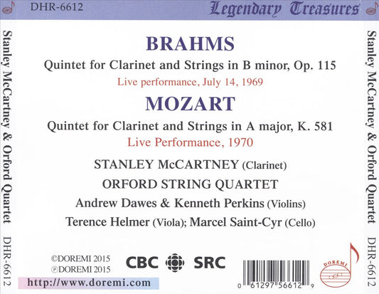Brahms, Mozart: Clarinet Quintets cover art