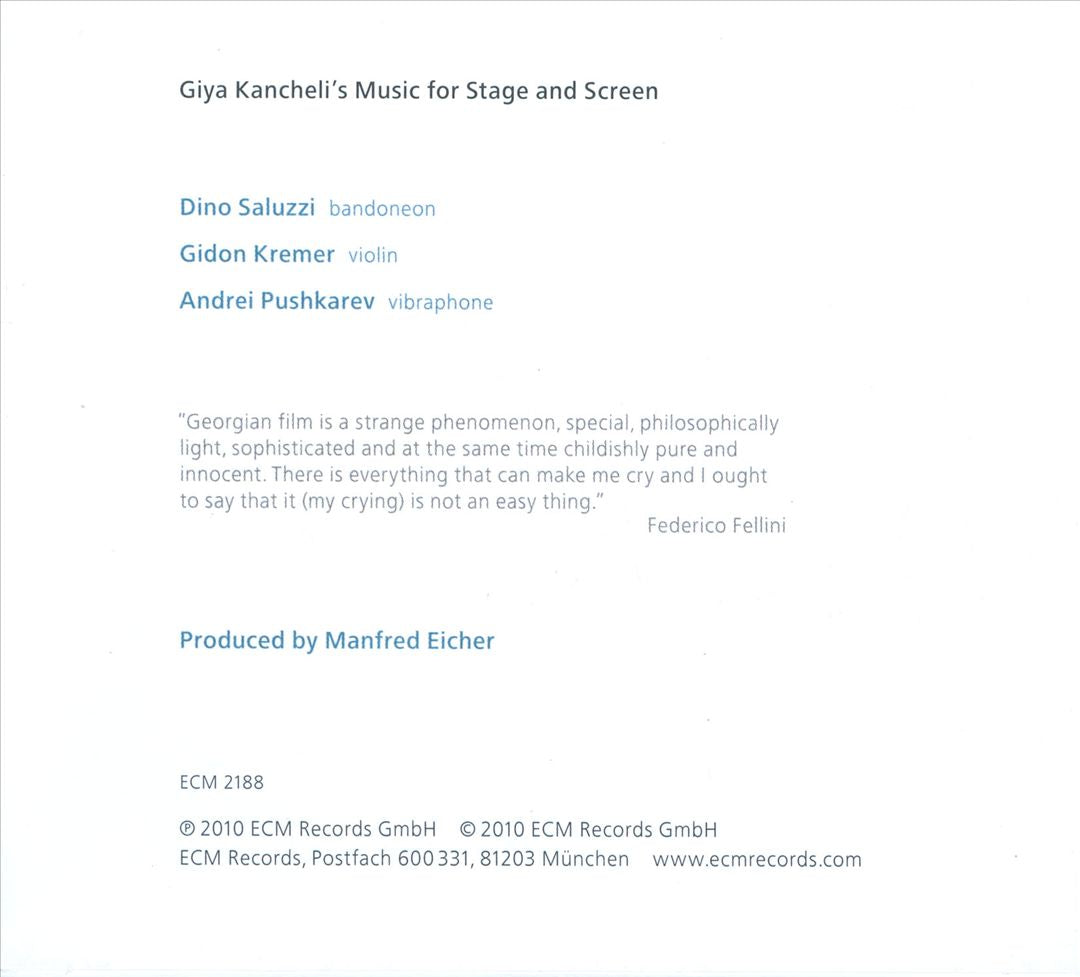 Giya Kancheli: Themes from the Songbook cover art