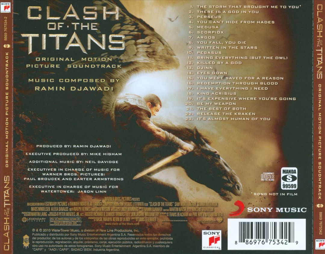 Clash of the Titans [2010] [Original Motion Picture Soundtrack] cover art