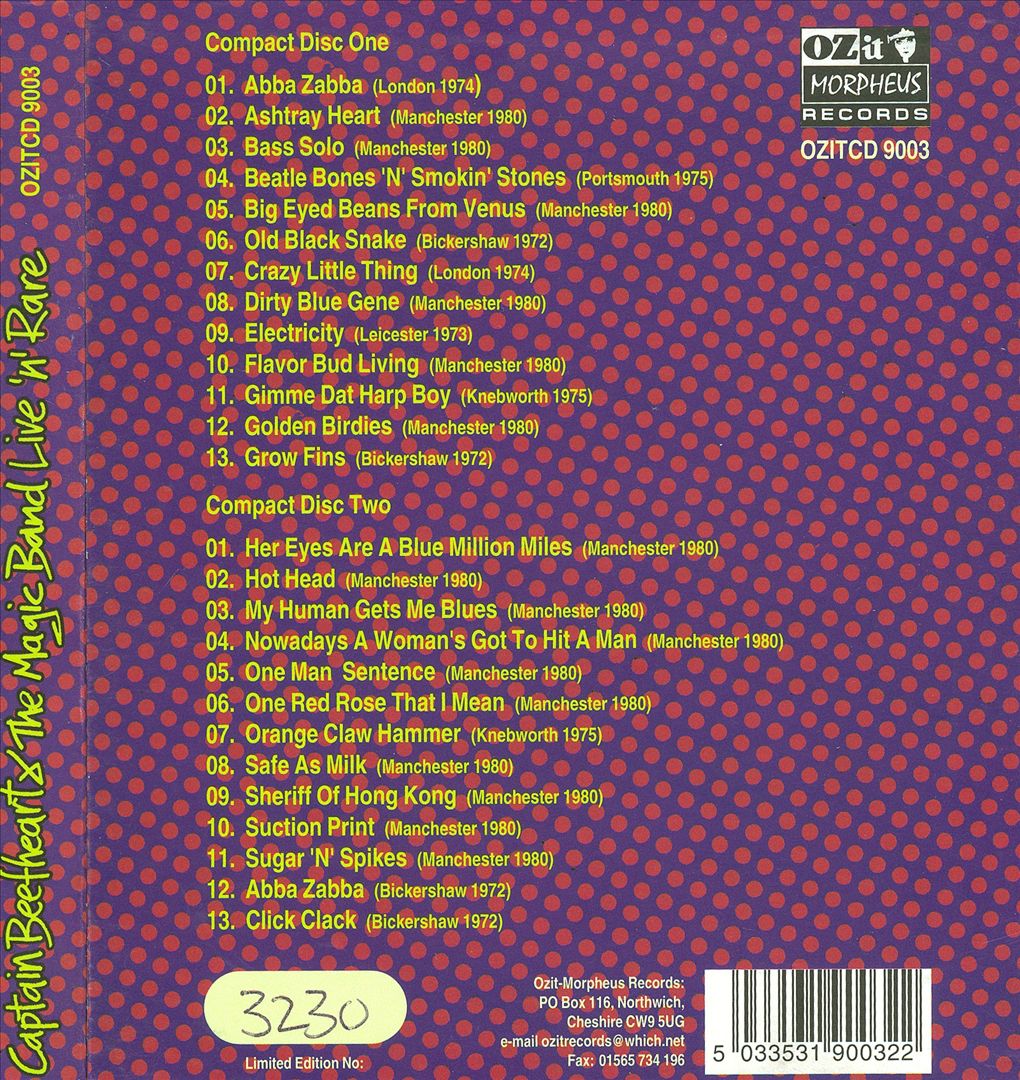 Live 'n' Rare cover art