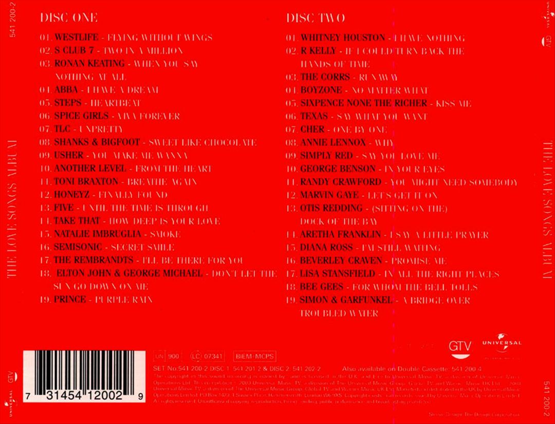 Love Songs Album [#1] cover art