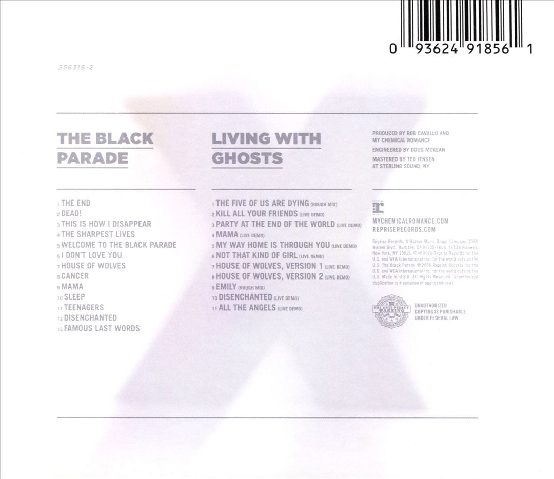 Black Parade/Living with Ghosts  cover art