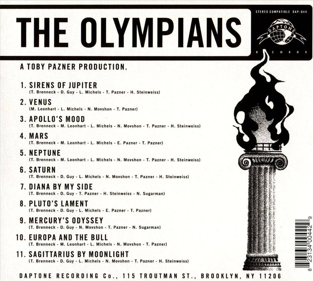 Olympians cover art