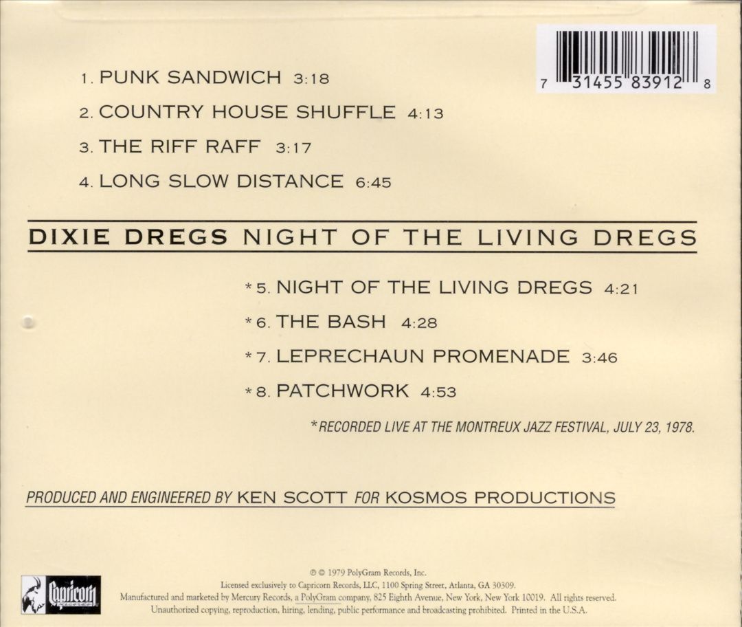 Night of the Living Dregs cover art