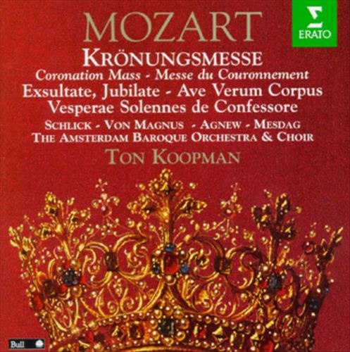Mozart: Coronation Mass; Exsultate, Jubilate; Ave Verum Corpus; Vesperae Solennes de Confessore cover art