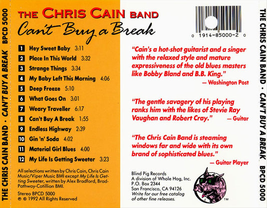 Can't Buy a Break cover art