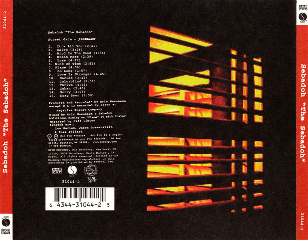 Sebadoh cover art