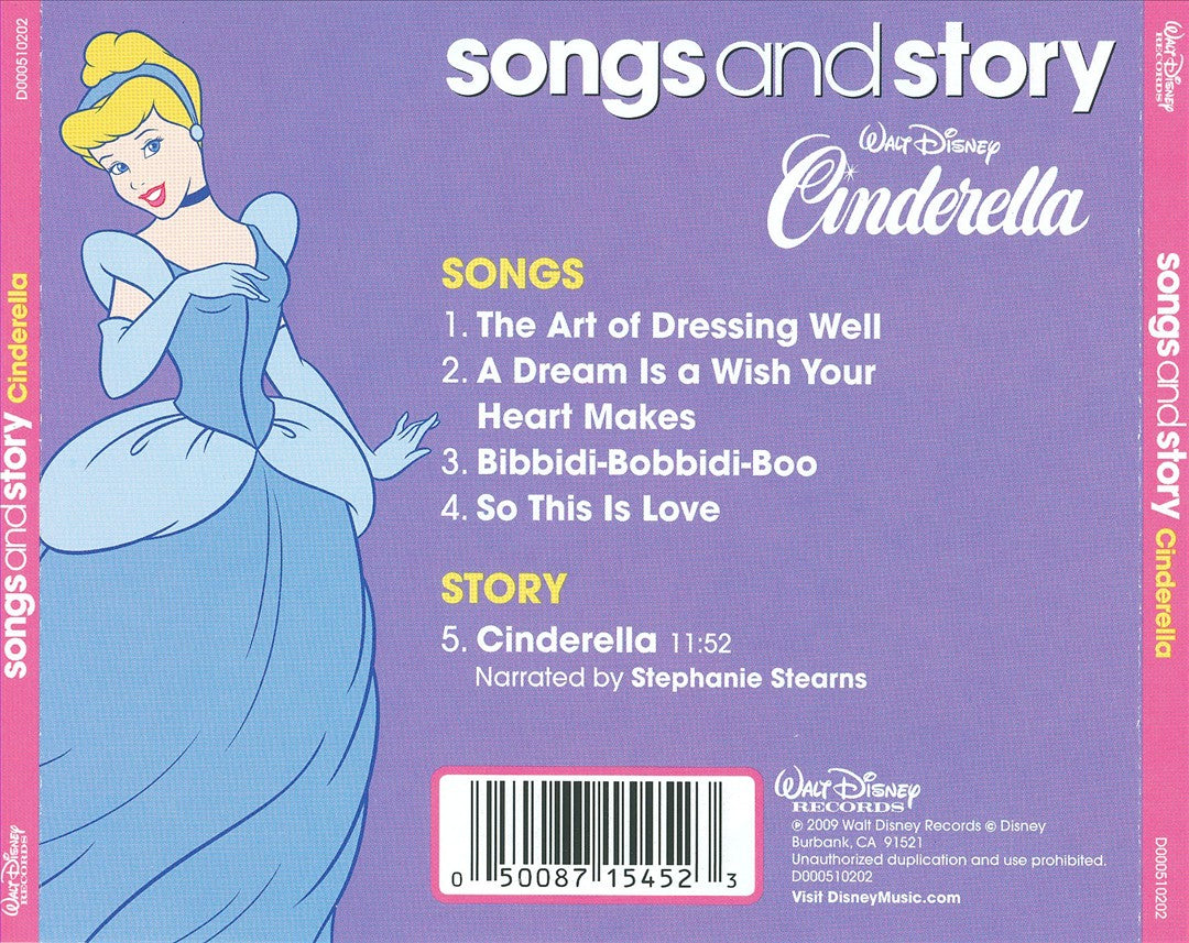 Songs and Story: Cinderella cover art