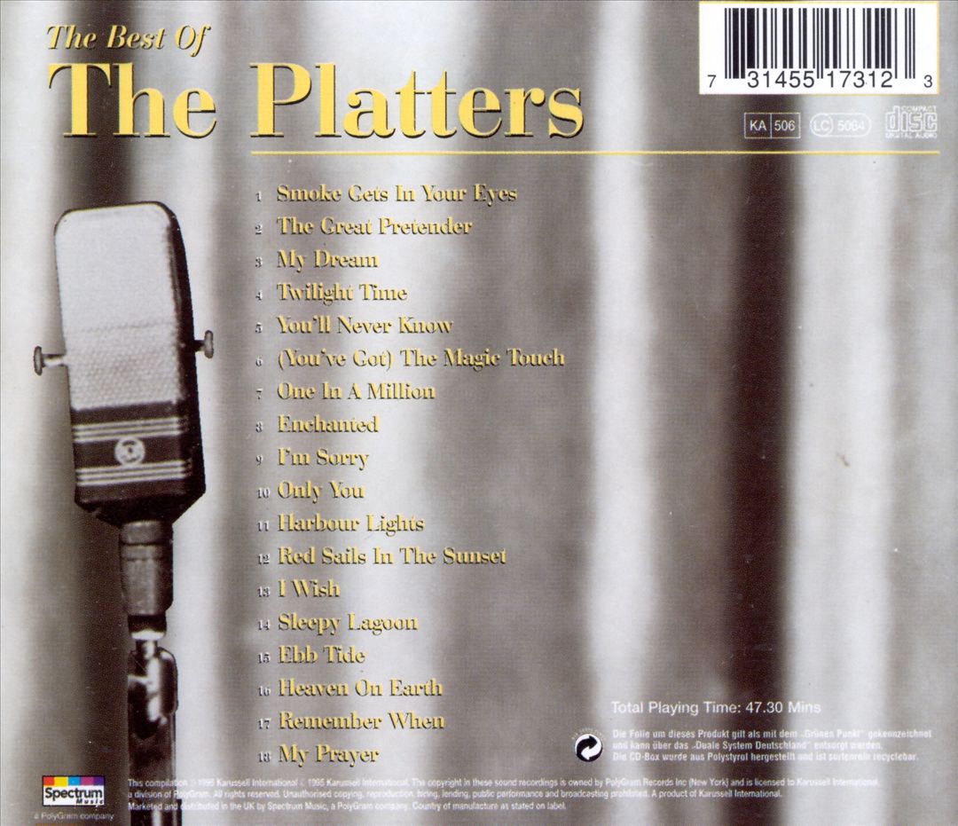 Best of the Platters, Vol. 1 [Spectrum] cover art
