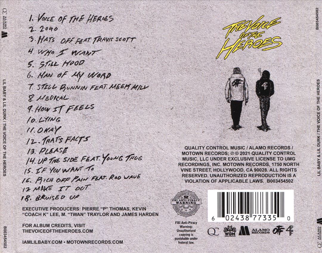Voice of the Heroes cover art