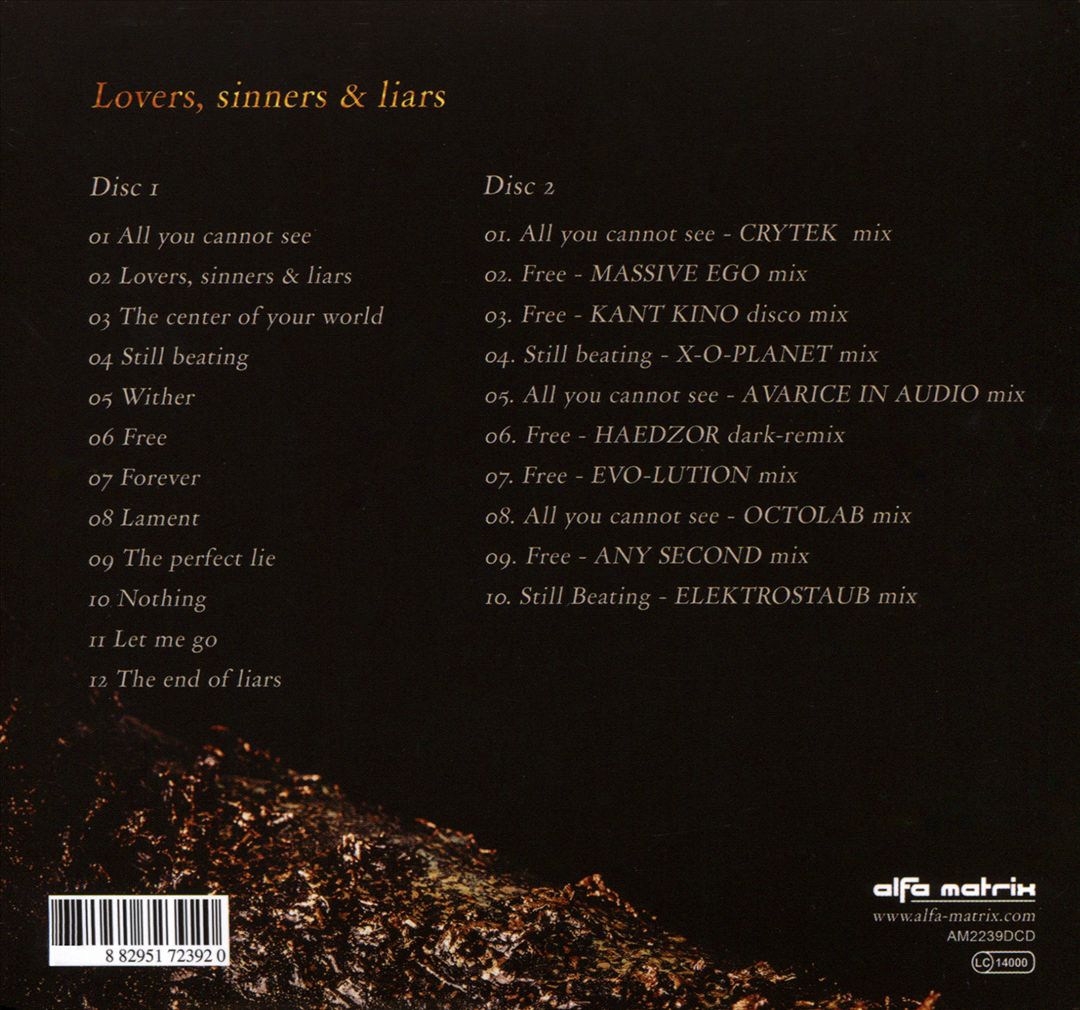 Lovers, Sinners & Liars [Deluxe Edition] cover art