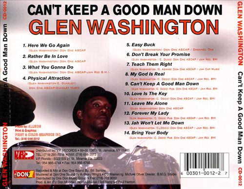 Can't Keep a Good Man Down cover art