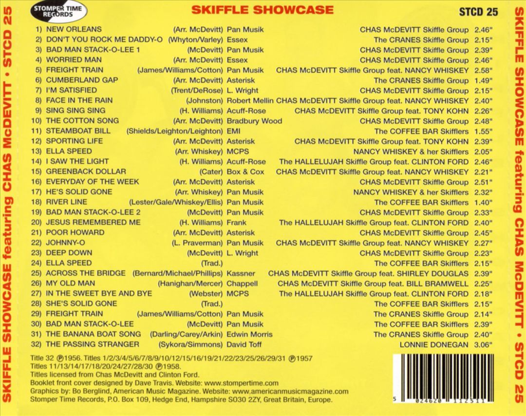 Skiffle Showcase cover art