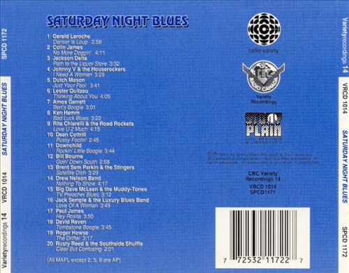 Saturday Night Blues cover art