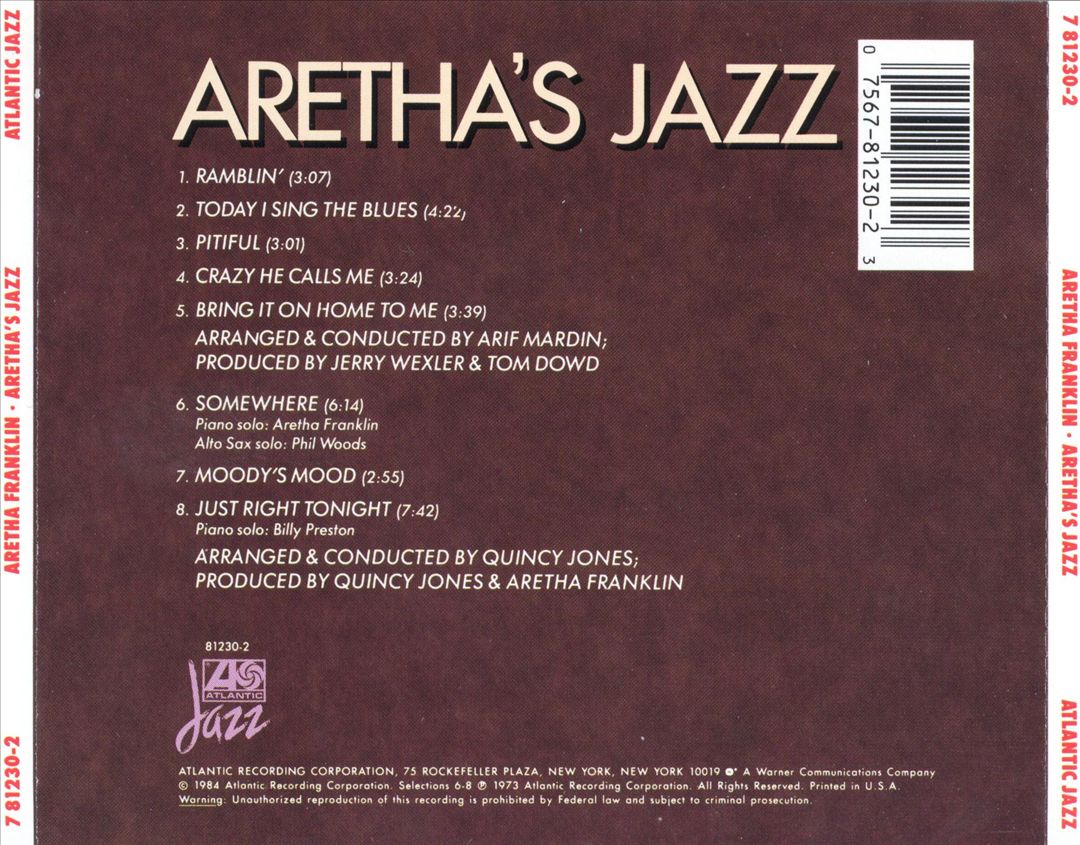 Aretha's Jazz cover art