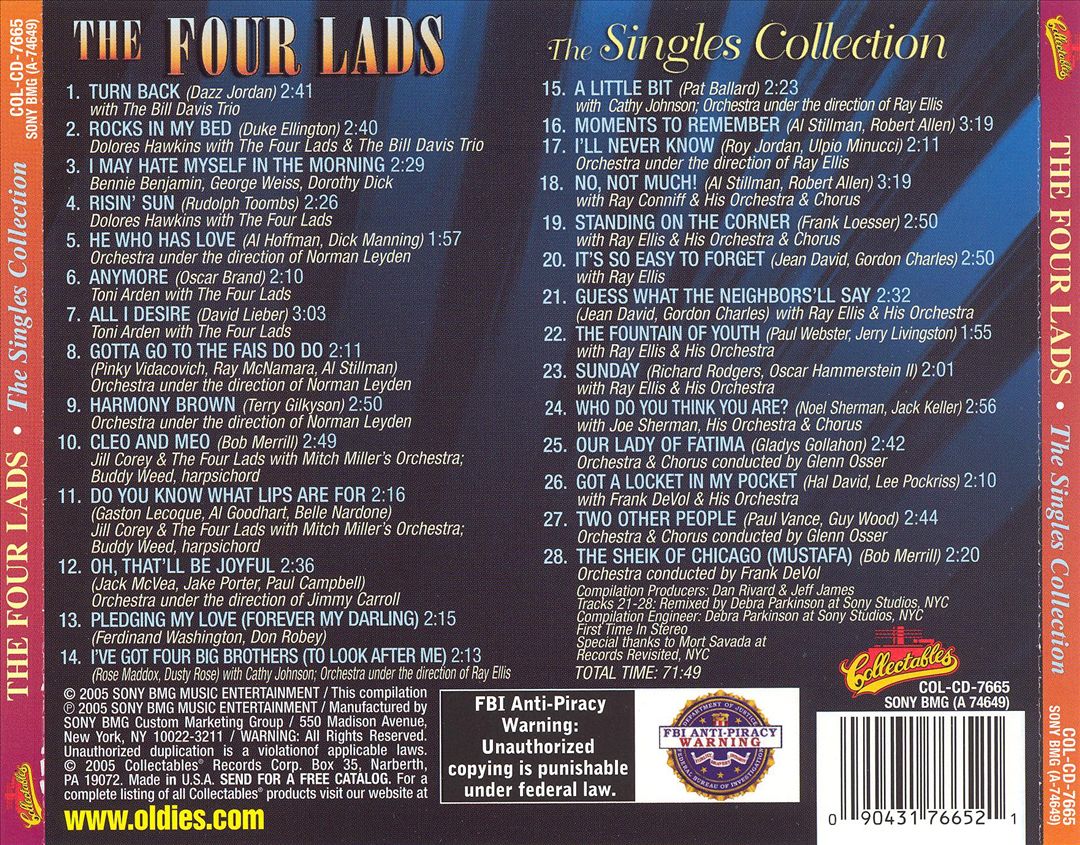 Singles Collection cover art