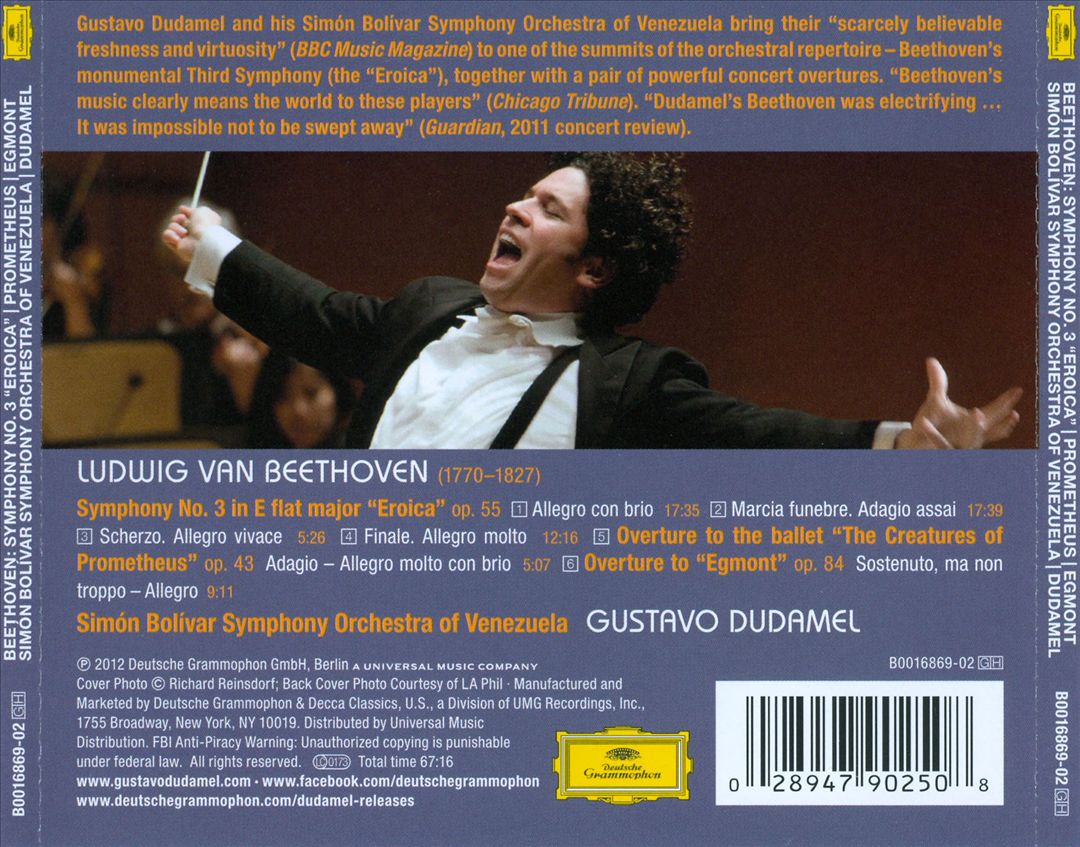 Beethoven: Symphony No. 3 "Eroica"; Overtures cover art