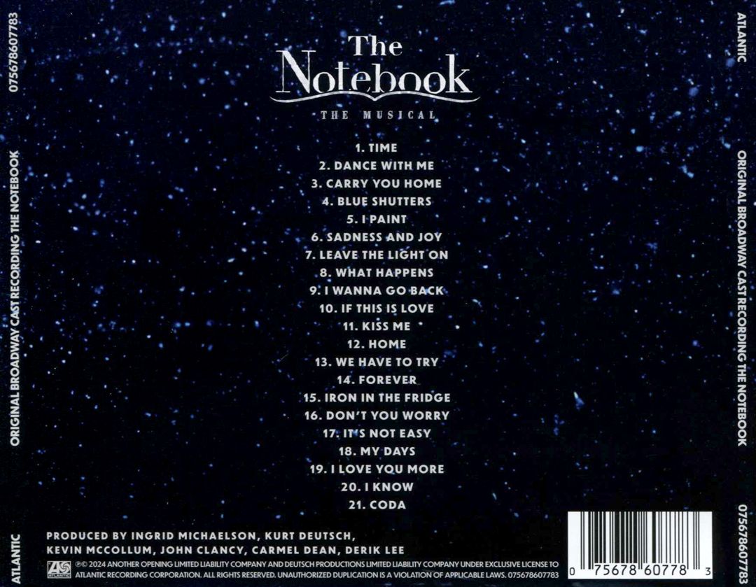Notebook: The Musical [Original Broadway Cast Recording] cover art
