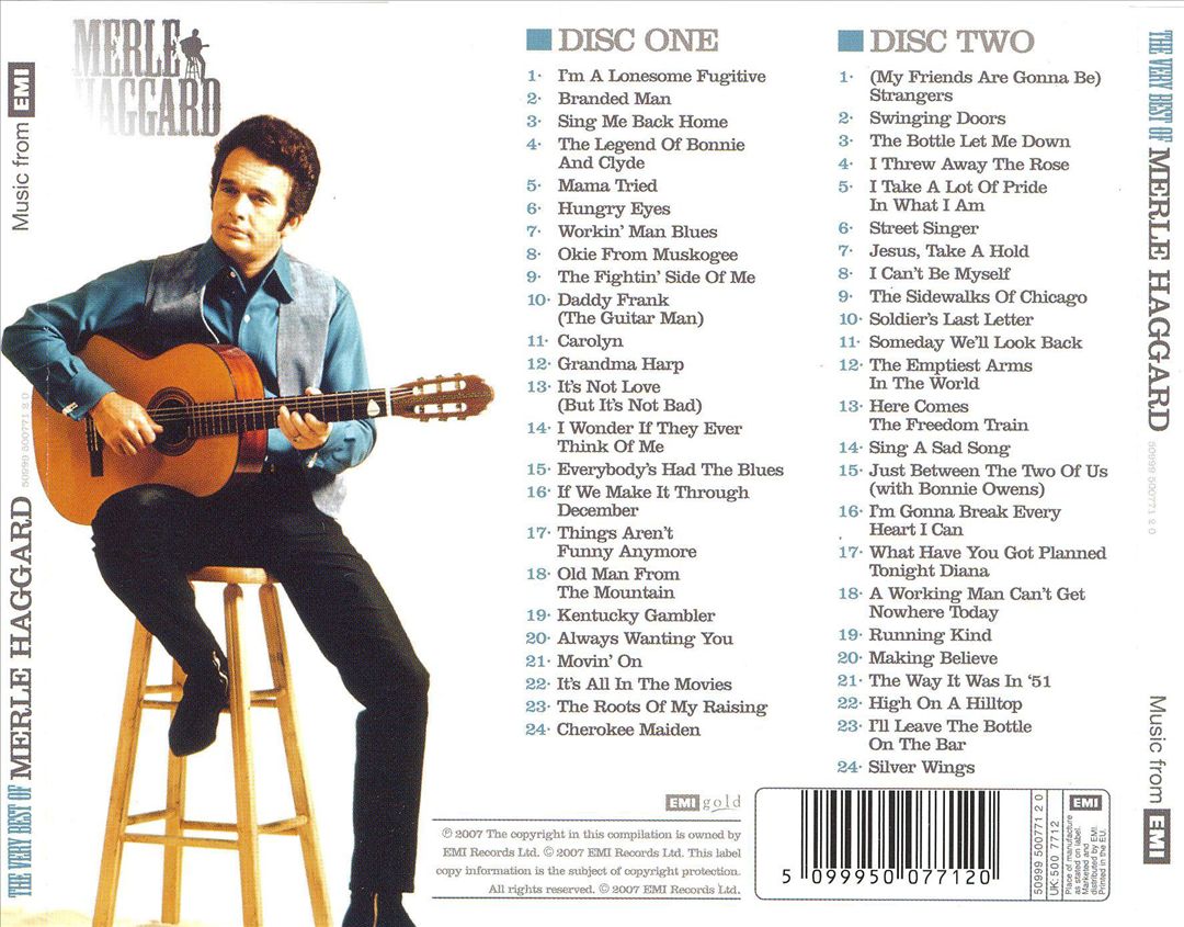 Very Best of Merle Haggard [EMI Gold] cover art